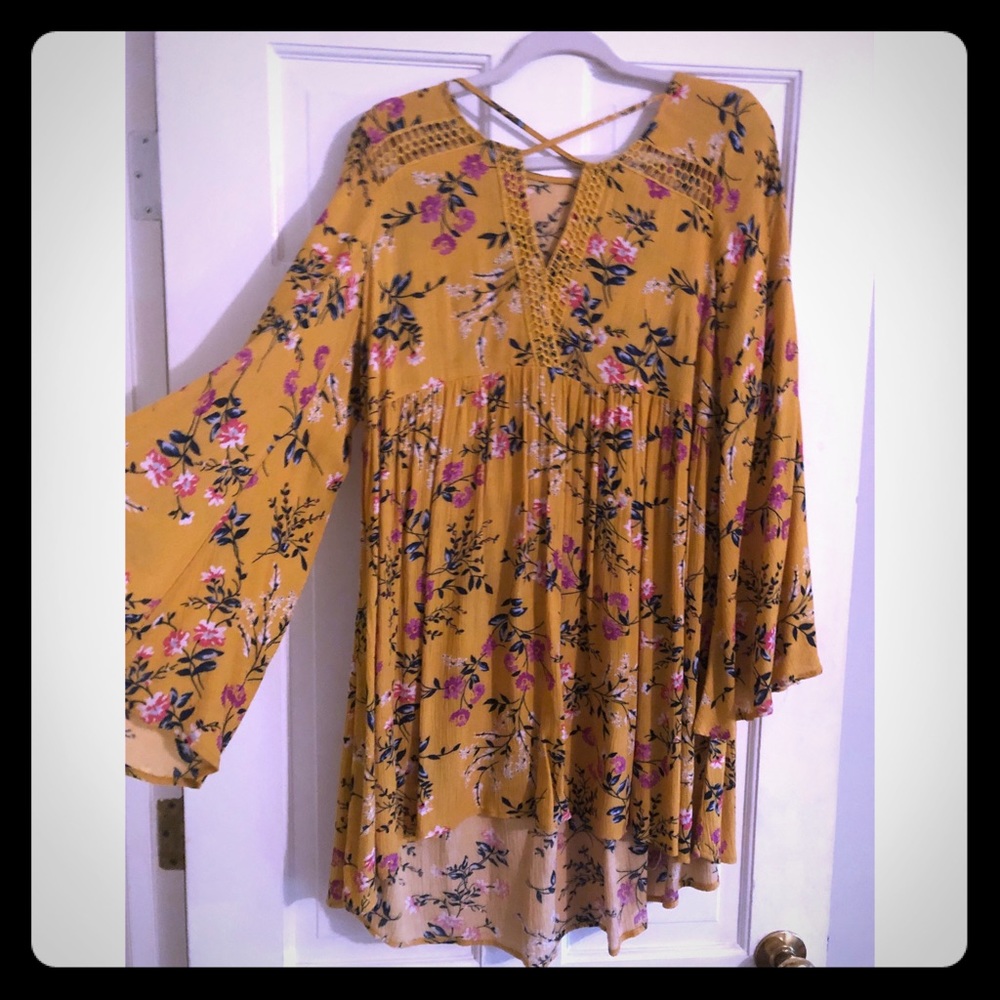 Flowy floral dress